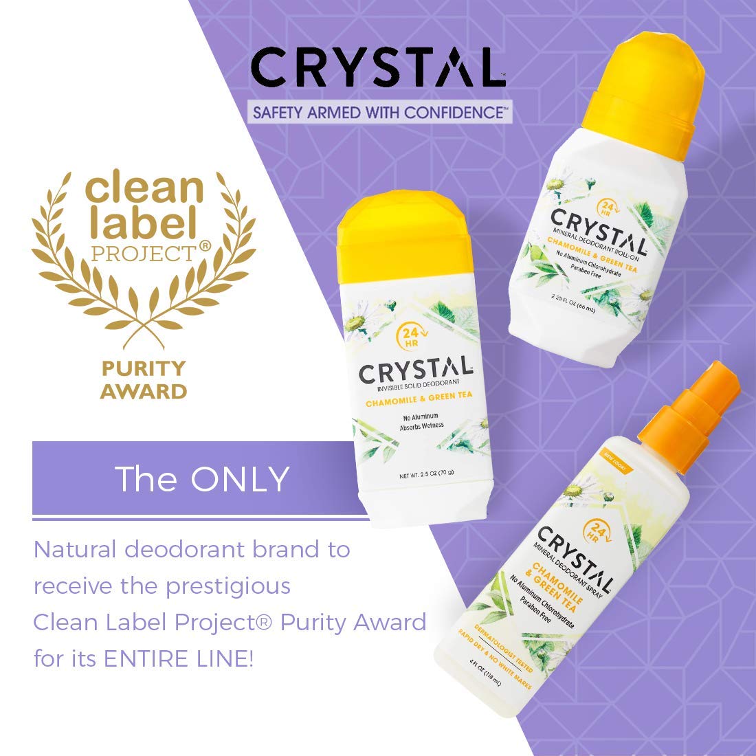 Foto 3 pulgar | Desodorante Crystal Essence En Aerosol Con Manzanilla Y Té Verde, 118 Ml, Paquete De 3 - Venta Internacional.