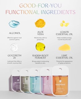 Foto 6 | Spray Desinfectante Para Manos Touchland Power Mist Juicy, Paquete De 3 Unidades, 30 Ml - Venta Internacional.
