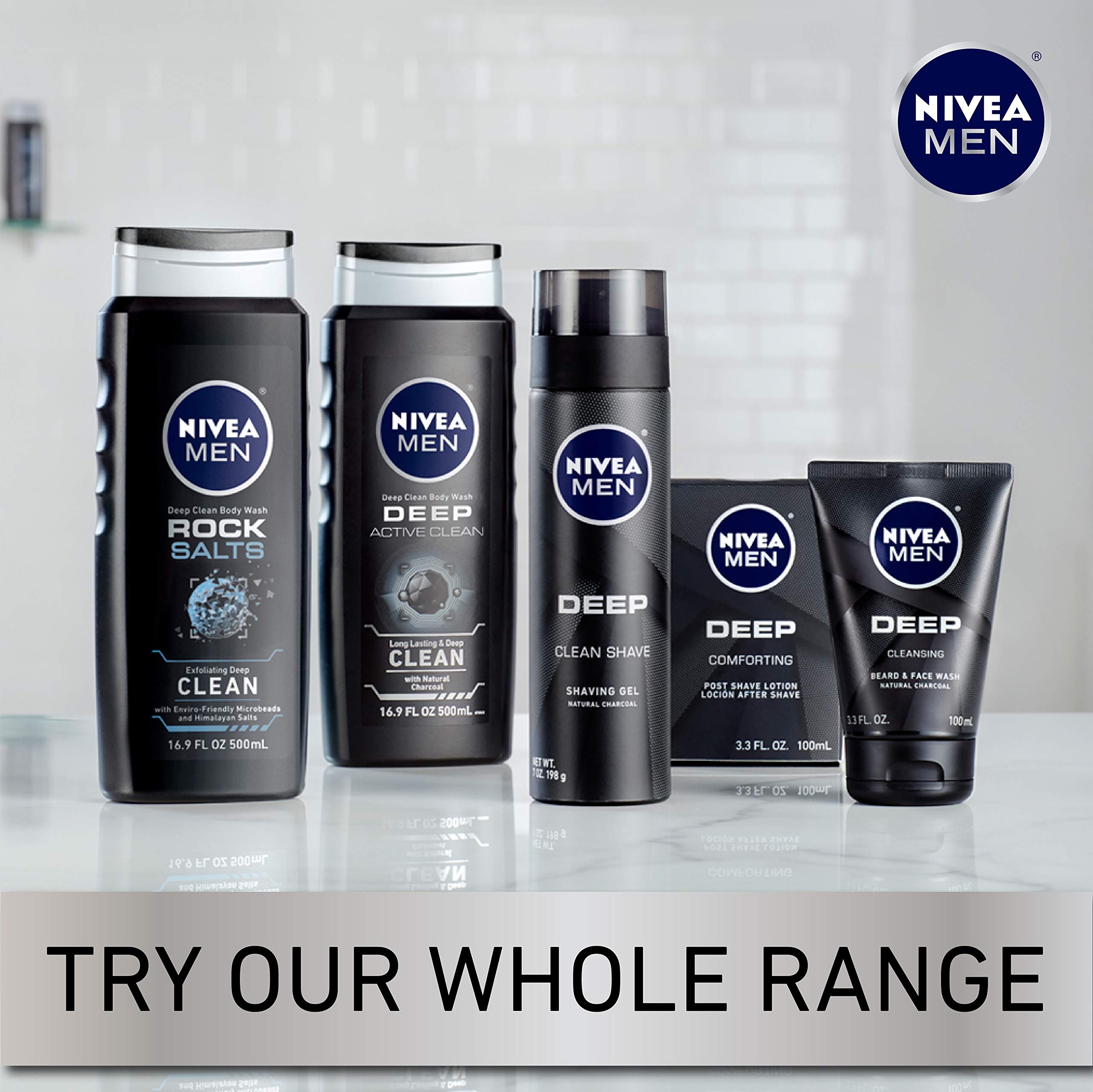 Foto 6 | Loción Para Después Del Afeitado Nivea Men Deep Comfort Soothe 100 Ml X3 - Venta Internacional.