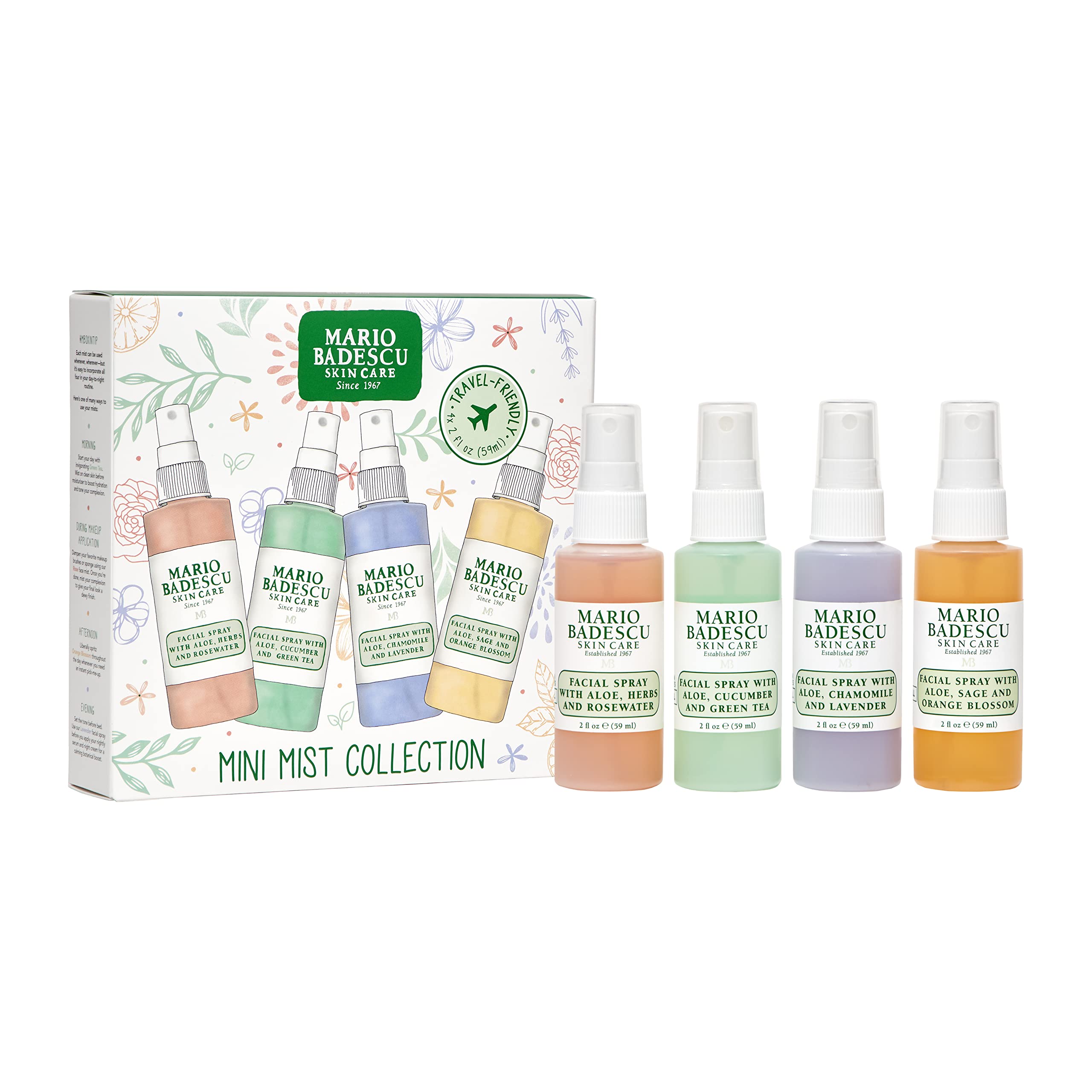 Foto 2 | Colección De Aerosoles Faciales Mario Badescu Mini Mist 60 Ml X4 - Venta Internacional.