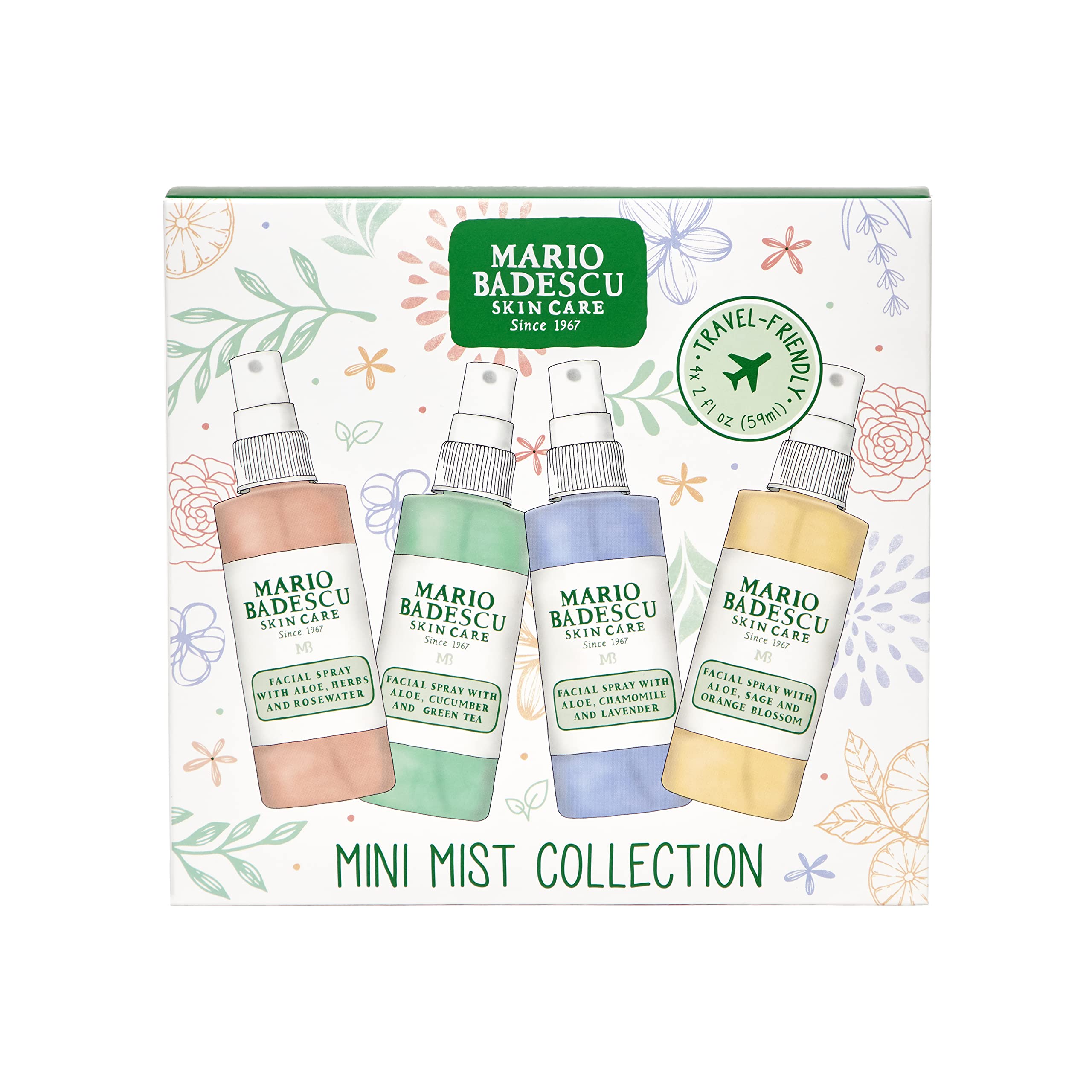 Foto 7 pulgar | Colección De Aerosoles Faciales Mario Badescu Mini Mist 60 Ml X4 - Venta Internacional.