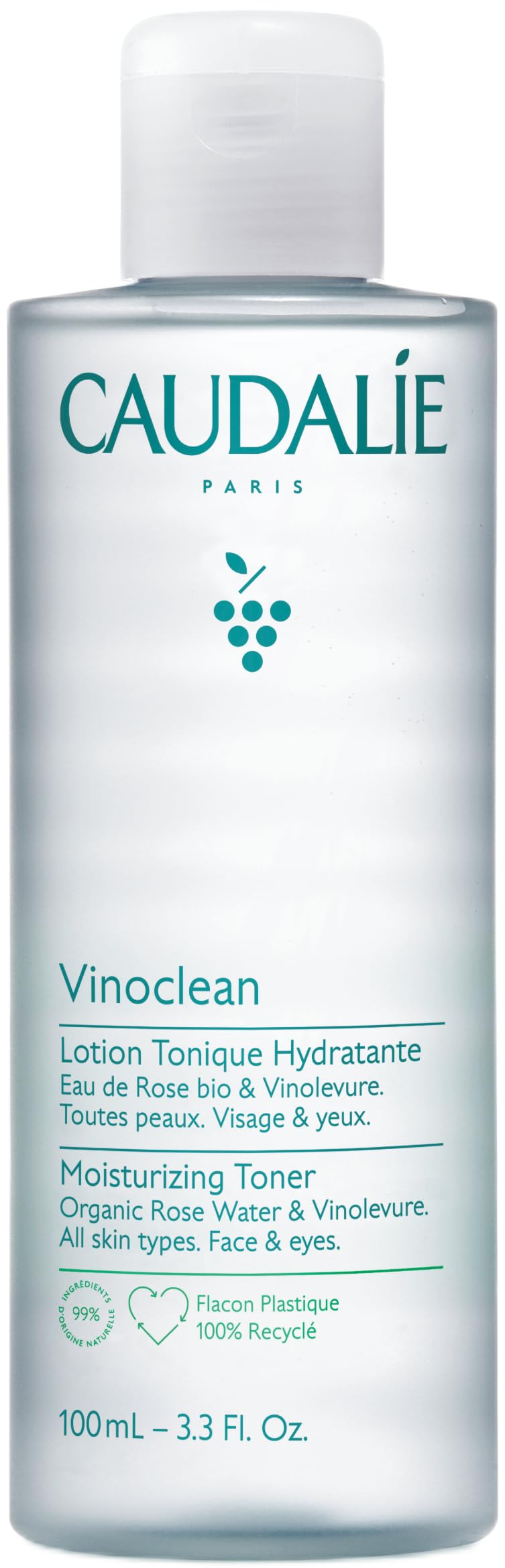 Foto 2 pulgar | Tónico Hidratante Caudalie Vinoclean Con Agua De Rosas 100 Ml - Venta Internacional.