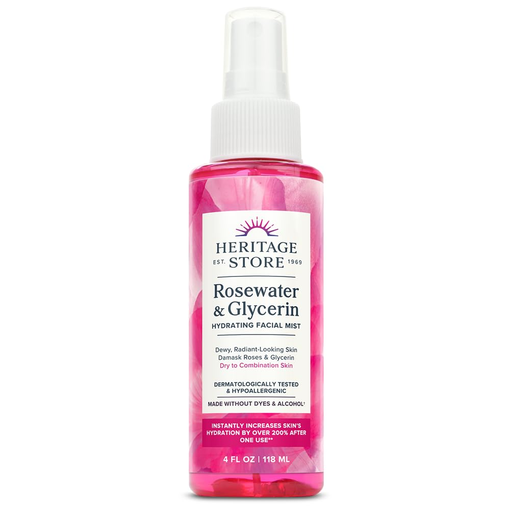Bruma Facial Heritage Store Agua De Rosas Y Glicerina 120 Ml - Venta Internacional.