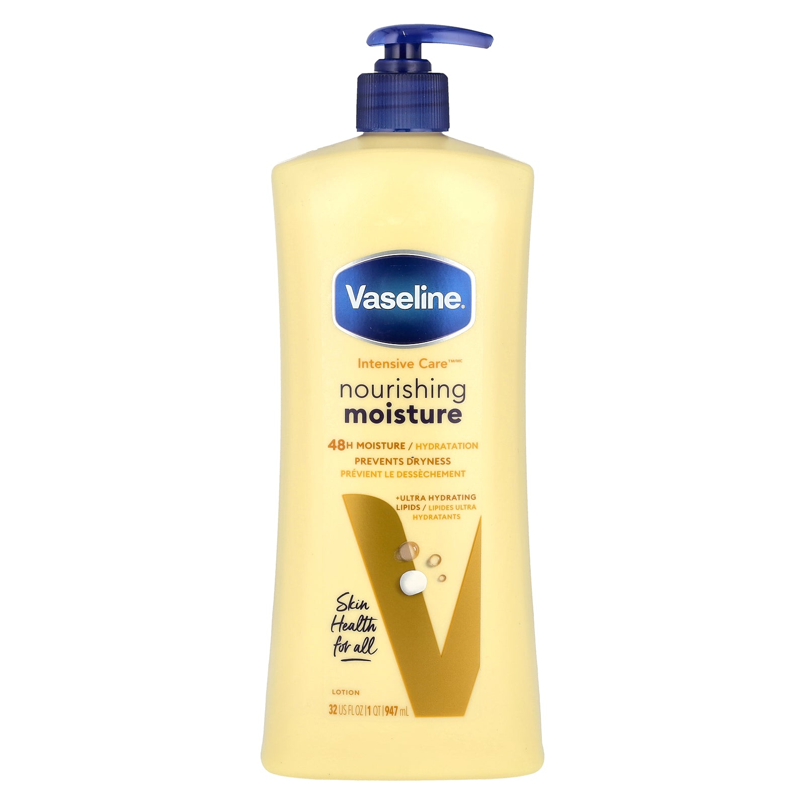 Loción Hidratante Nutritiva Con Vaselina, Cuidado Intensivo, 947 Ml - Venta Internacional.