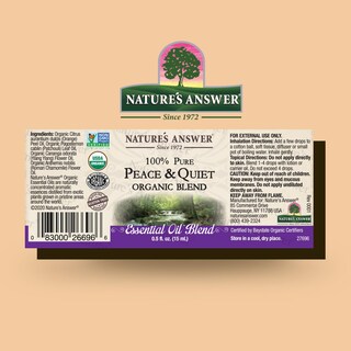 Foto 2 | Mezcla De Aceites Esenciales Nature's Answer Peace/calming Relax 15 Ml - Venta Internacional.