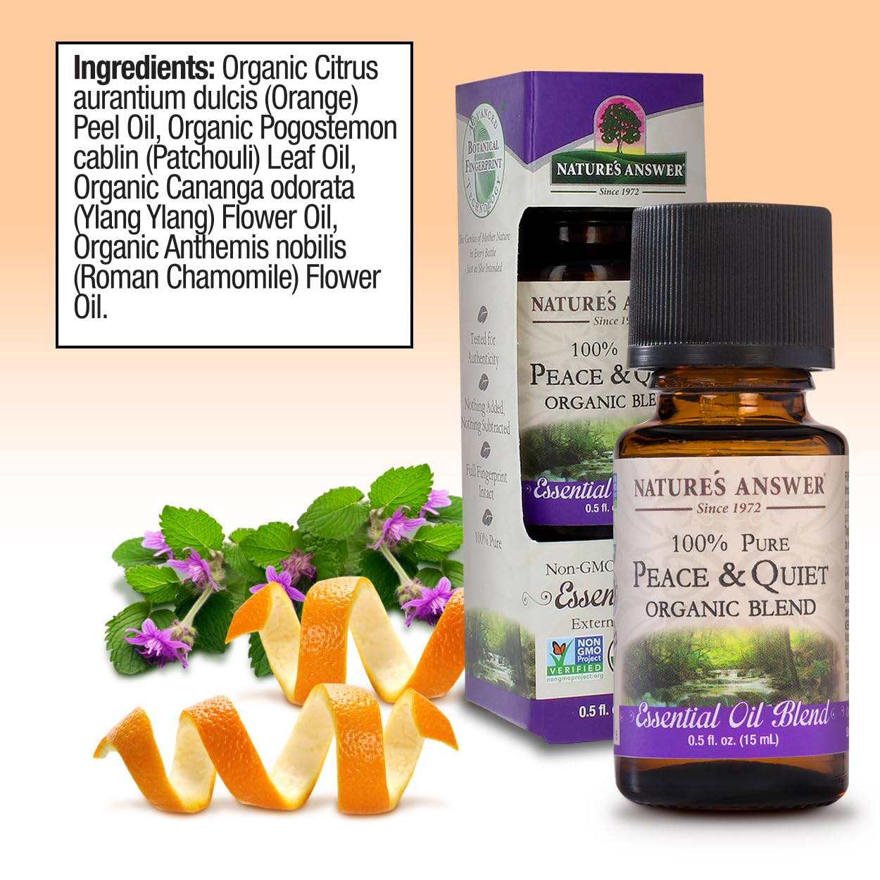 Foto 4 pulgar | Mezcla De Aceites Esenciales Nature's Answer Peace/calming Relax 15 Ml - Venta Internacional.