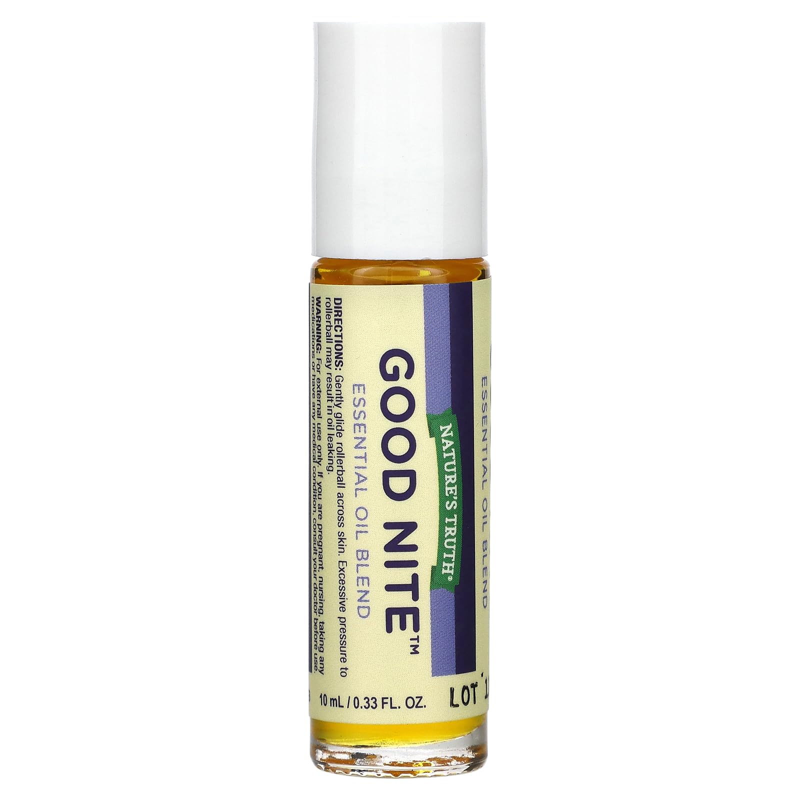 Mezcla De Aceites Esenciales Roll-on Nature's Truth Good Nite, 10 Ml - Venta Internacional.