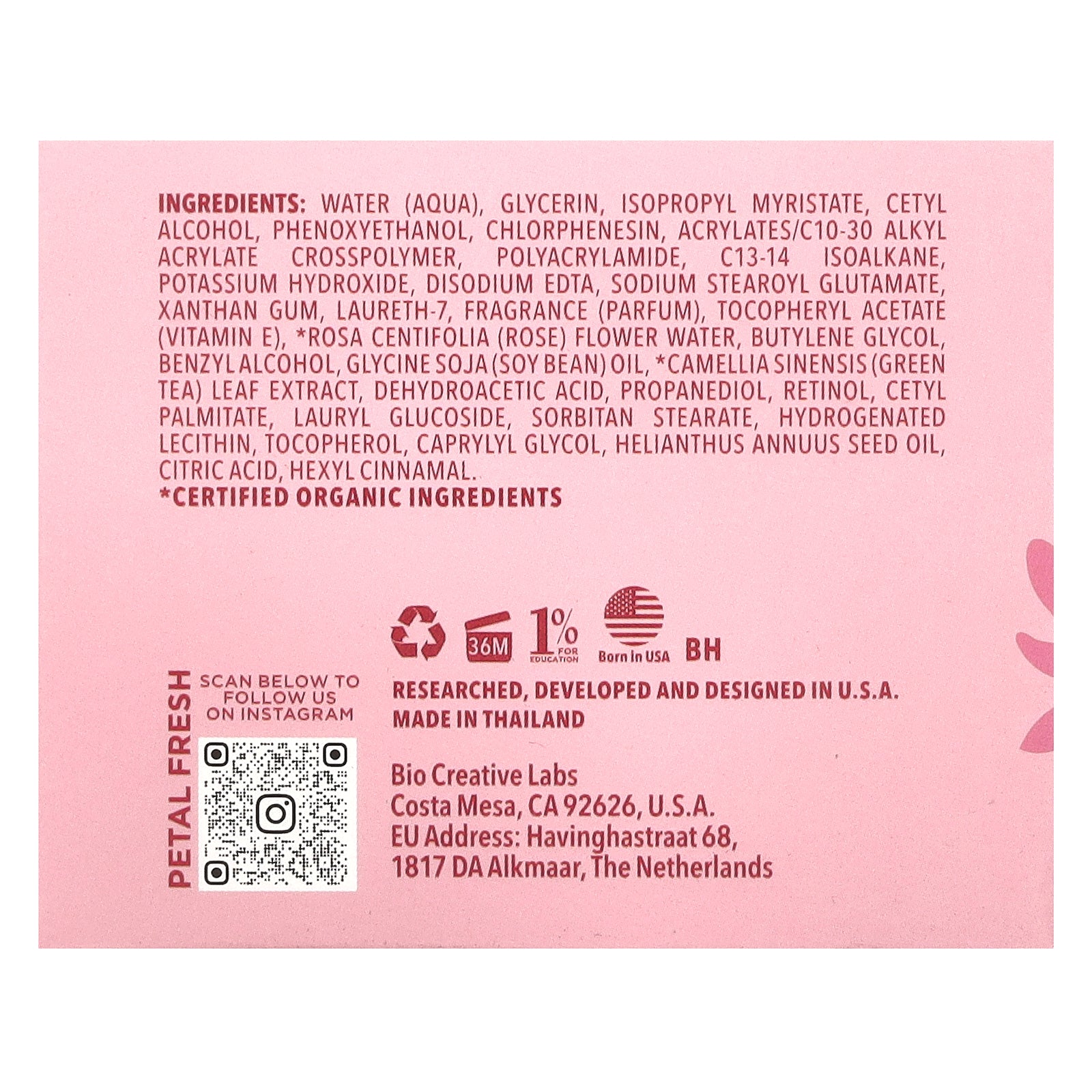 Foto 4 pulgar | Crema Hidratante Petal Fresh Rejuvenation Con Agua De Rosas 118 Ml - Venta Internacional.