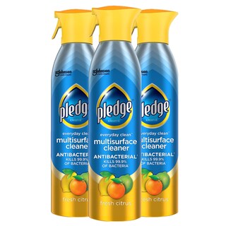 Foto 1 | Aerosol Antibacteriano Doméstico Pledge Fresh Citrus 300 Ml X 3 - Venta Internacional.