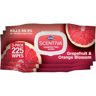 Foto 1 | Toallitas Desinfectantes Clorox Scentiva Grapefruit Orange 225 Ct - Venta Internacional.