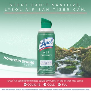 Foto 2 | Spray Desinfectante De Aire Lysol Mountain Spring Scent 300 Ml X3 - Venta Internacional.