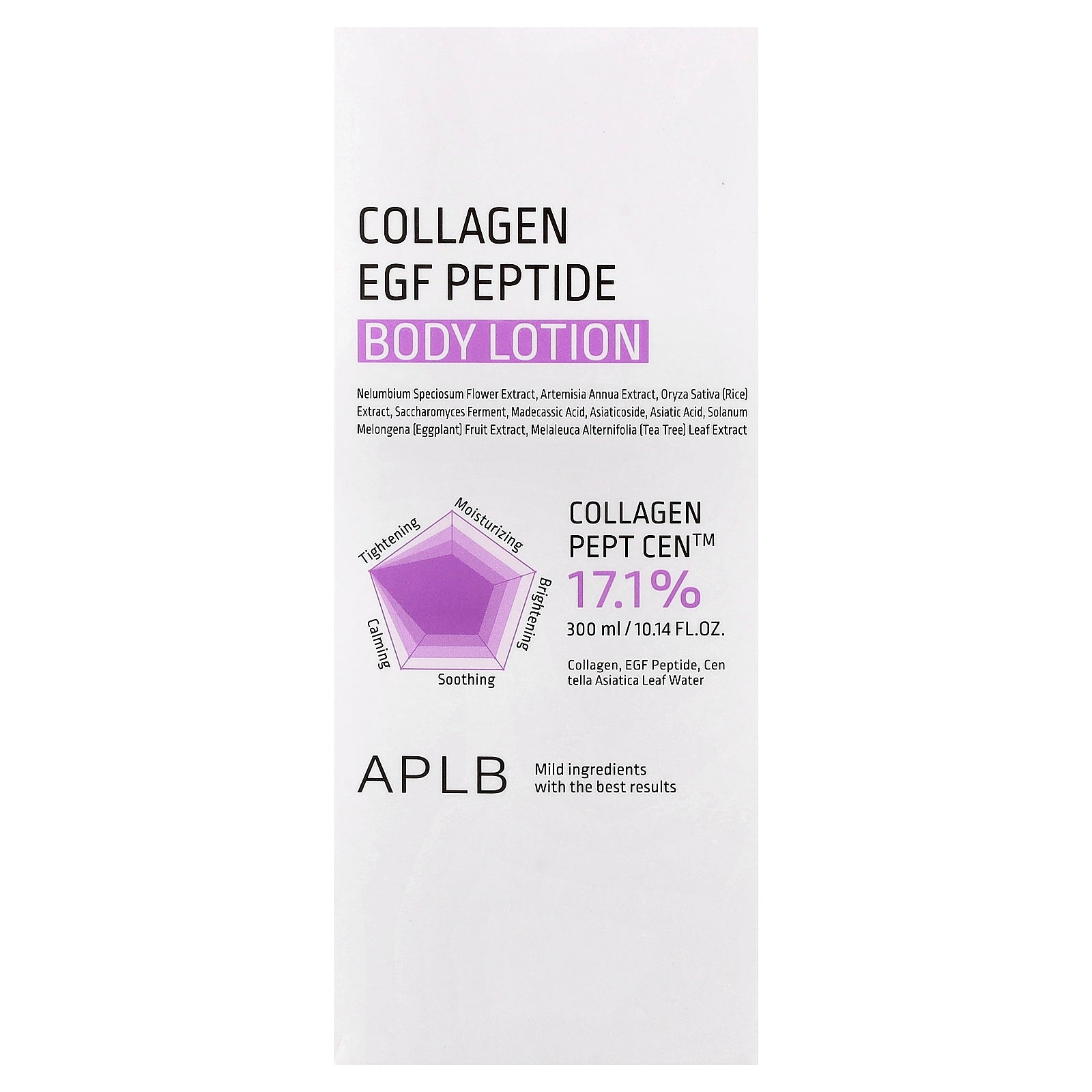 Foto 3 pulgar | Loción Corporal Aplb Colágeno Egf Peptide 300 Ml - Venta Internacional.
