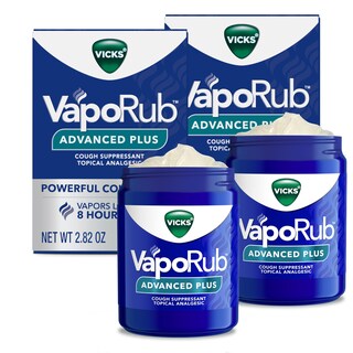 Foto 1 | Pomada Antitusígena Vicks Vaporub Advanced Plus 165 Ml - Venta Internacional.