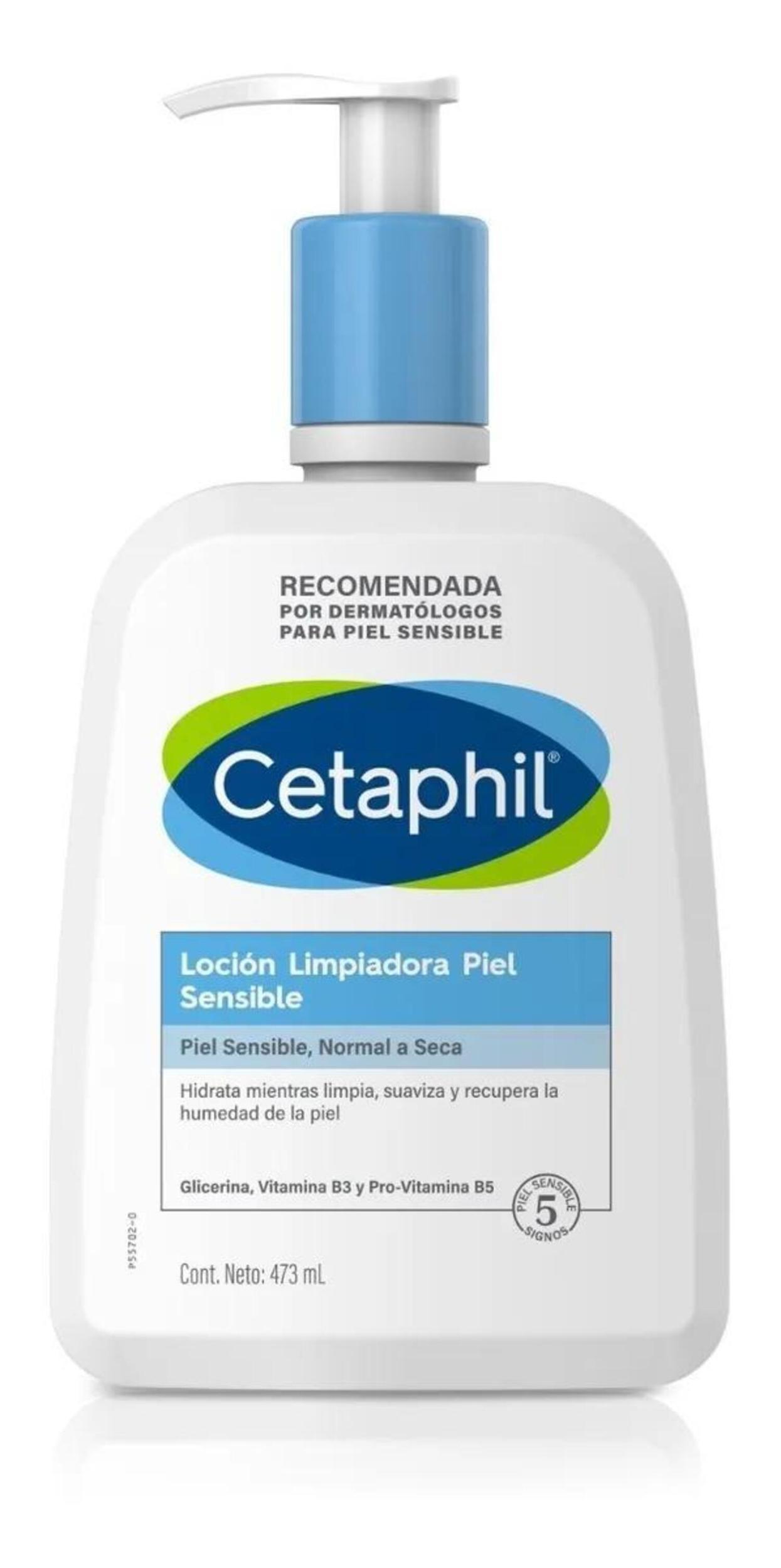Foto 2 pulgar | Loción Limpiadora Facial Cetaphil color Blanco 473 ml