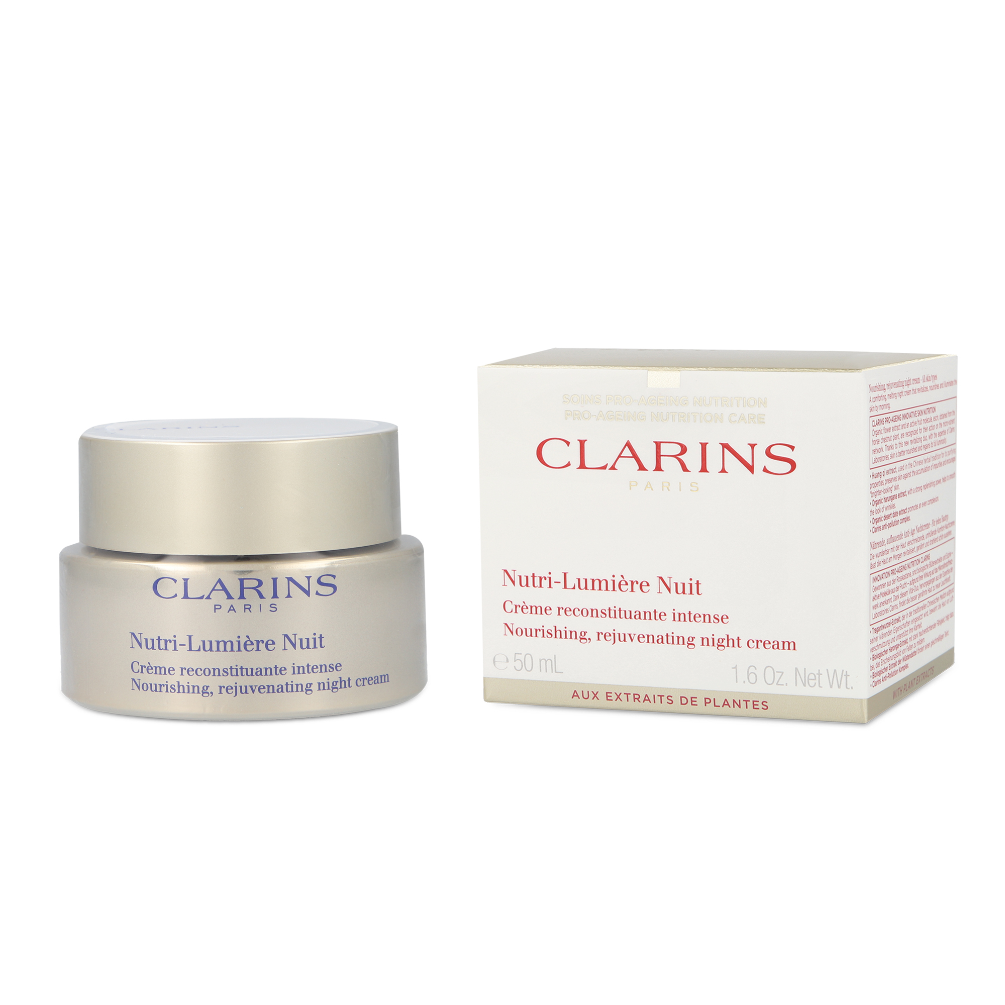 Foto 2 pulgar | Crema de Noche Clarins 80058249 Nutri Lumiere Night Cream 47 ML