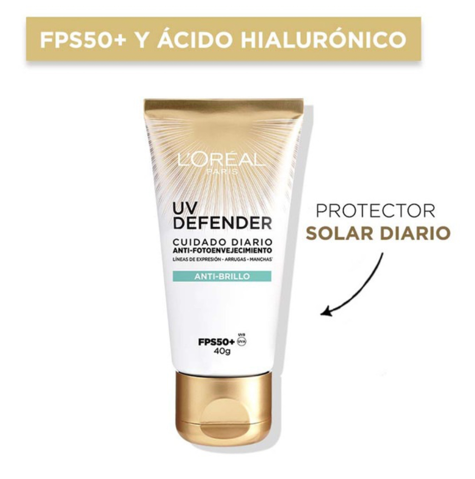 Foto 5 pulgar | Kit de Ácido Hialurónico y Uv Defender L'oréal Paris