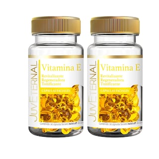 Foto 1 | Cápsulas Faciales de Vitamina E Juveternal 2x1 90 cápsulas c/u Twist-Off Antioxidantes Hidratantes y Revitalizantes