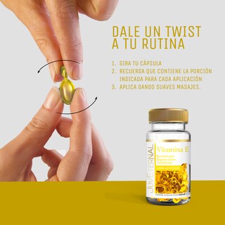 Foto 4 | Cápsulas Faciales de Vitamina E Juveternal 2x1 90 cápsulas c/u Twist-Off Antioxidantes Hidratantes y Revitalizantes