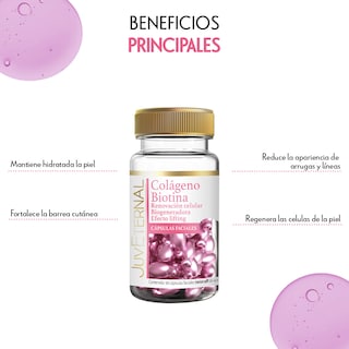 Foto 5 | Cápsulas Faciales Colágeno Biotina Juveternal Paquete 3 Pizas 90 Cápssulas c/u Efecto Lifting Biogenerador