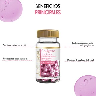 Foto 4 | Dúo Cápsulas Faciales Colágeno Biotina Vitamina C Juveternal 90 Cápsulas c/u Efecto Lifting Antioxidante