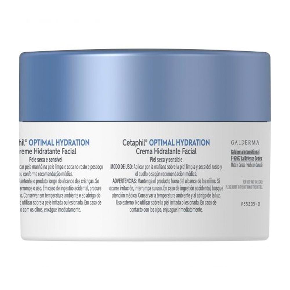 Foto 4 pulgar | Crema Hidratante Facial Día Cetaphil Optimal Hydration 50 gr