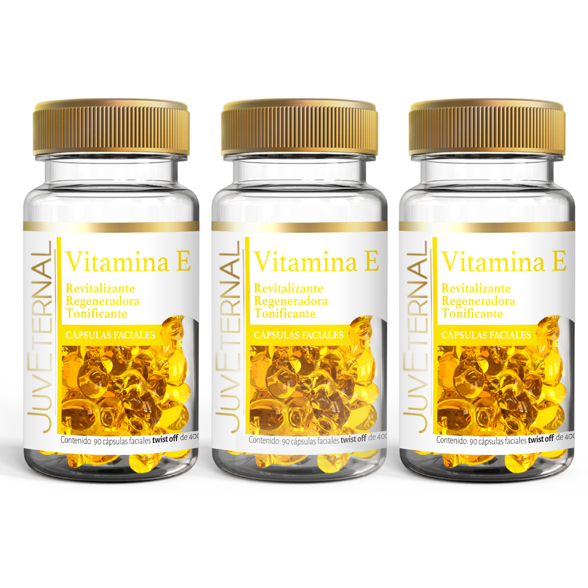 Cápsulas Faciales Vitamina C Juveternal 3 Piezas