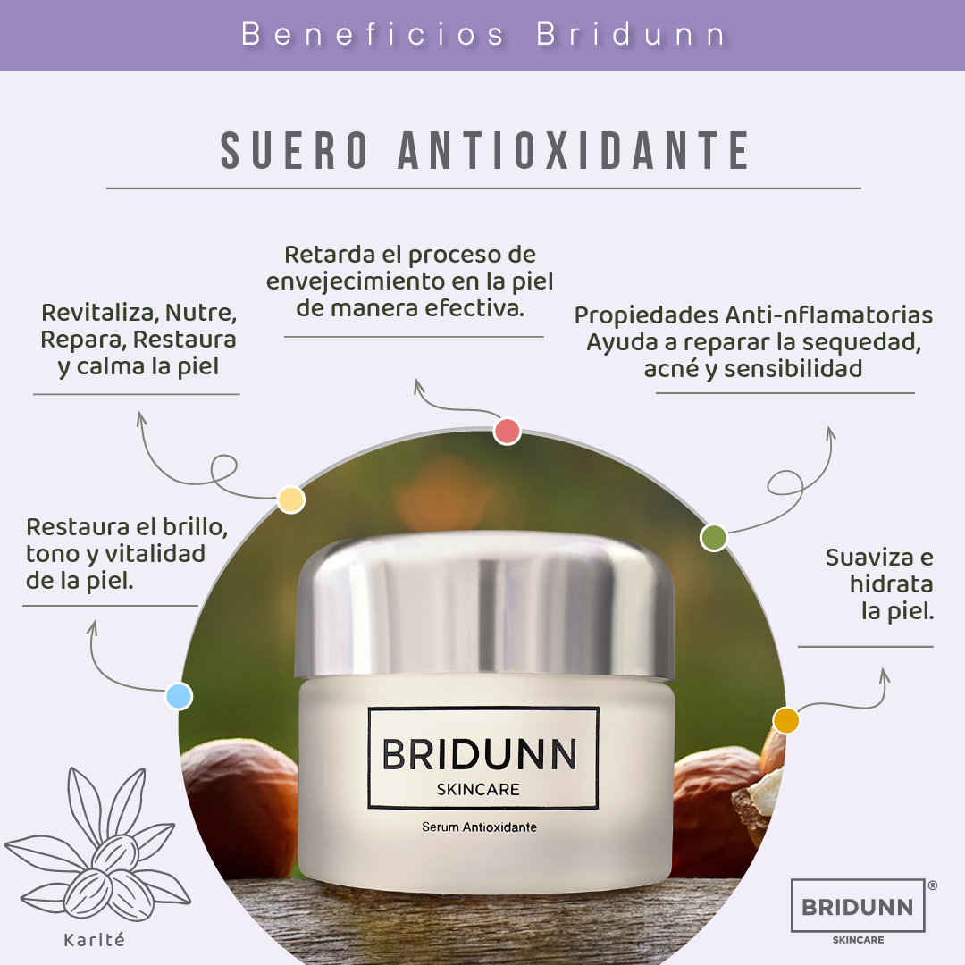 Foto 3 pulgar | Crema Revitalizadora Antioxidante Bridunn Skincare con Karité Piel Grasa