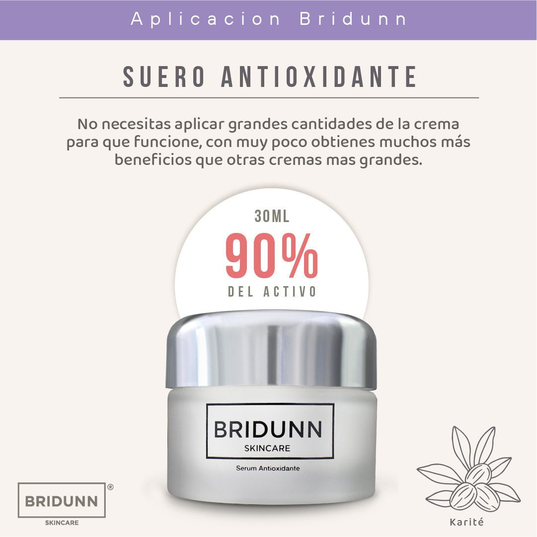 Foto 4 pulgar | Crema Revitalizadora Antioxidante Bridunn Skincare con Karité Piel Grasa