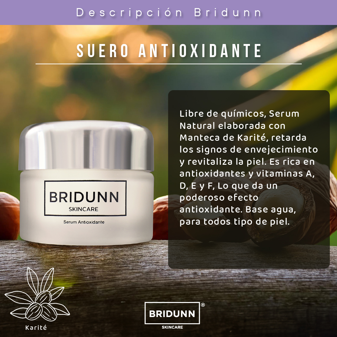 Foto 7 pulgar | Crema Revitalizadora Antioxidante Bridunn Skincare con Karité Piel Grasa