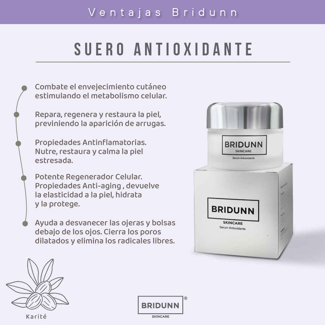 Foto 8 pulgar | Crema Revitalizadora Antioxidante Bridunn Skincare con Karité Piel Grasa