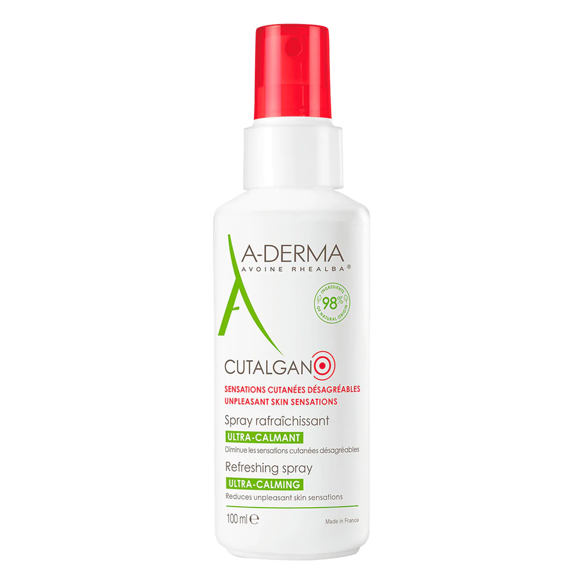 Foto 2 pulgar | Spray Refrescante A-Derma Cutalgan 100 ml