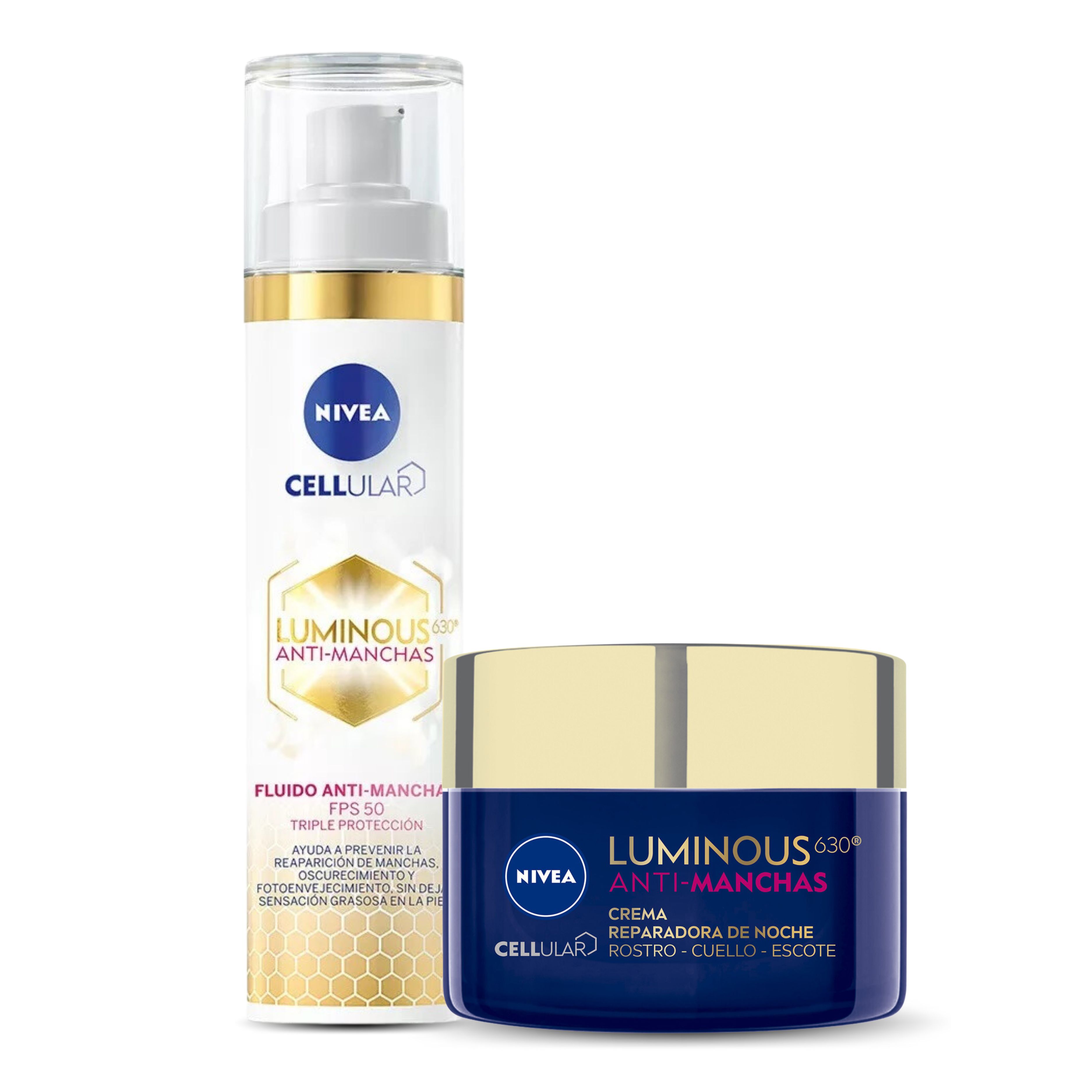 Kit Luminous Día y Noche Fluido Antimanchas
