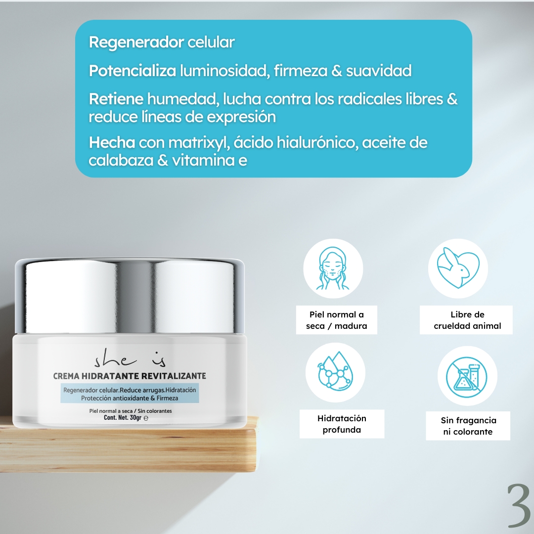 Foto 6 pulgar | Mini Kit Facial Restaurador She is Skincare para Piel Seca Gel Crema + Espuma Dermolimpiadora