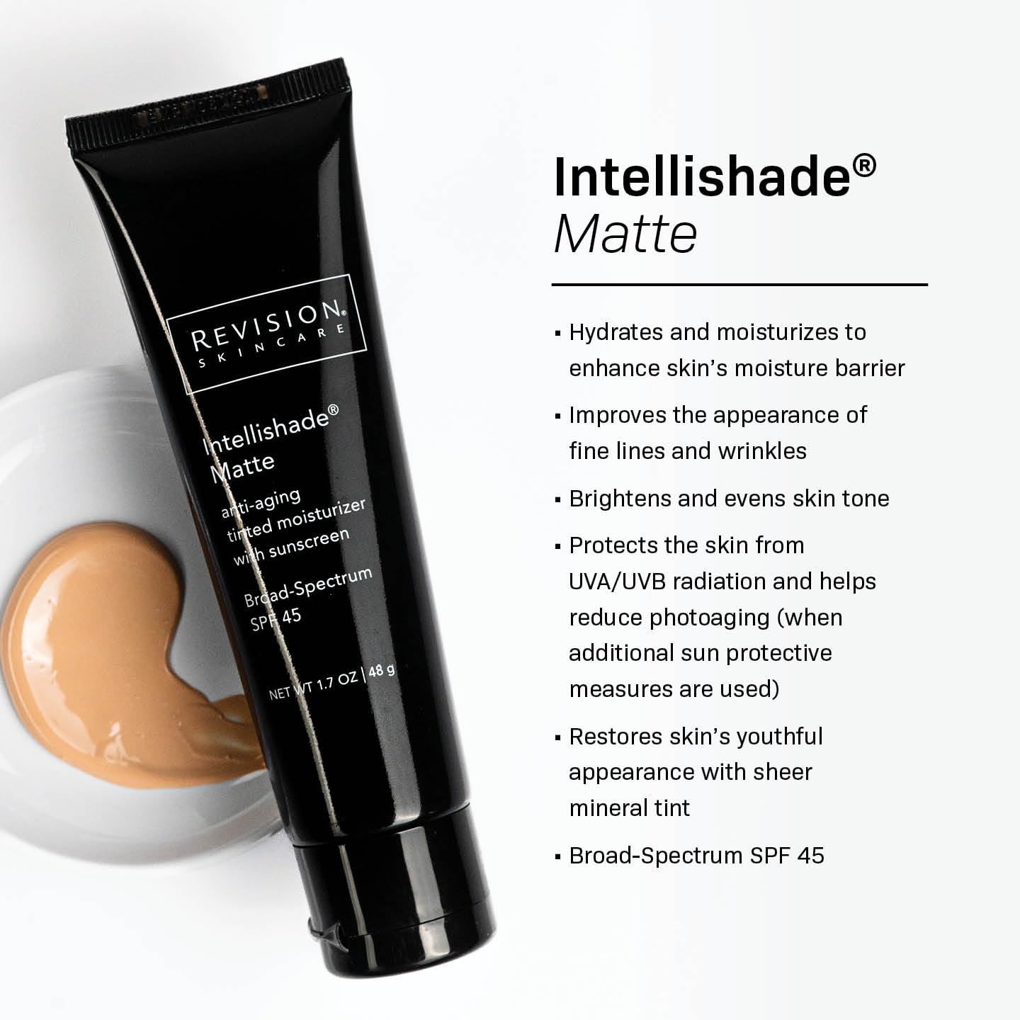 Foto 4 pulgar | Crema Hidratante Revision Skincare Intellishade Matte Spf 45 50 Ml - Venta Internacional.