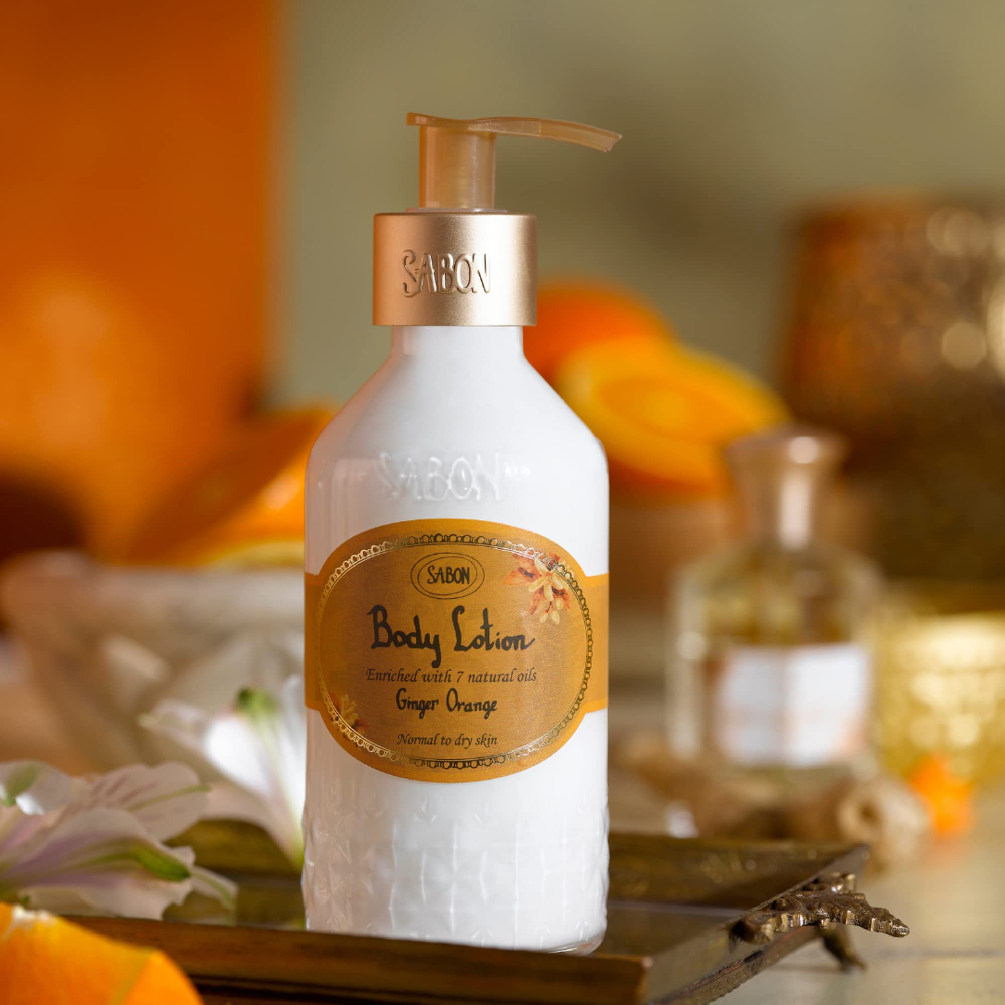 Foto 5 | Loción Corporal Sabon Ginger Orange 200 Ml Hidratante Para Piel Suave - Venta Internacional.