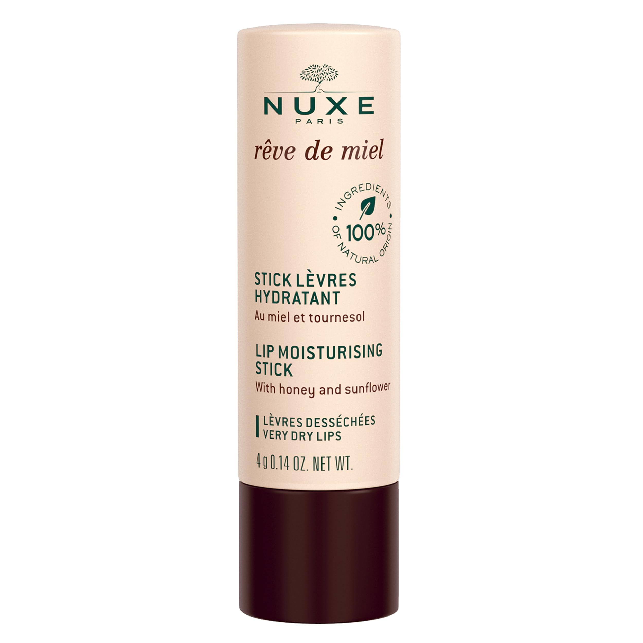 Lip Stick Nuxe Rêve De Miel, Hidratante Orgánico 100% Natural - Venta Internacional.