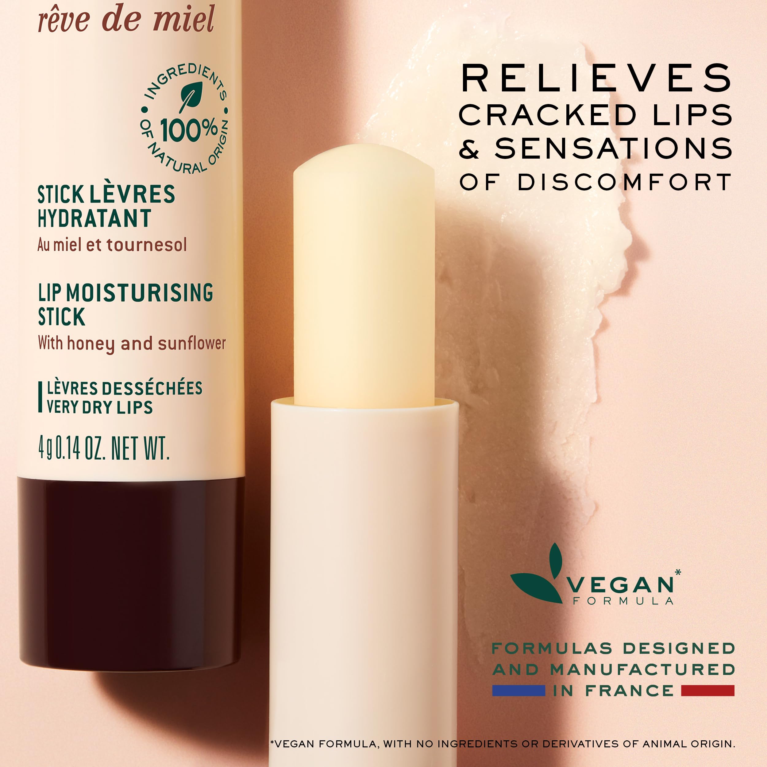 Foto 4 pulgar | Lip Stick Nuxe Rêve De Miel, Hidratante Orgánico 100% Natural - Venta Internacional.