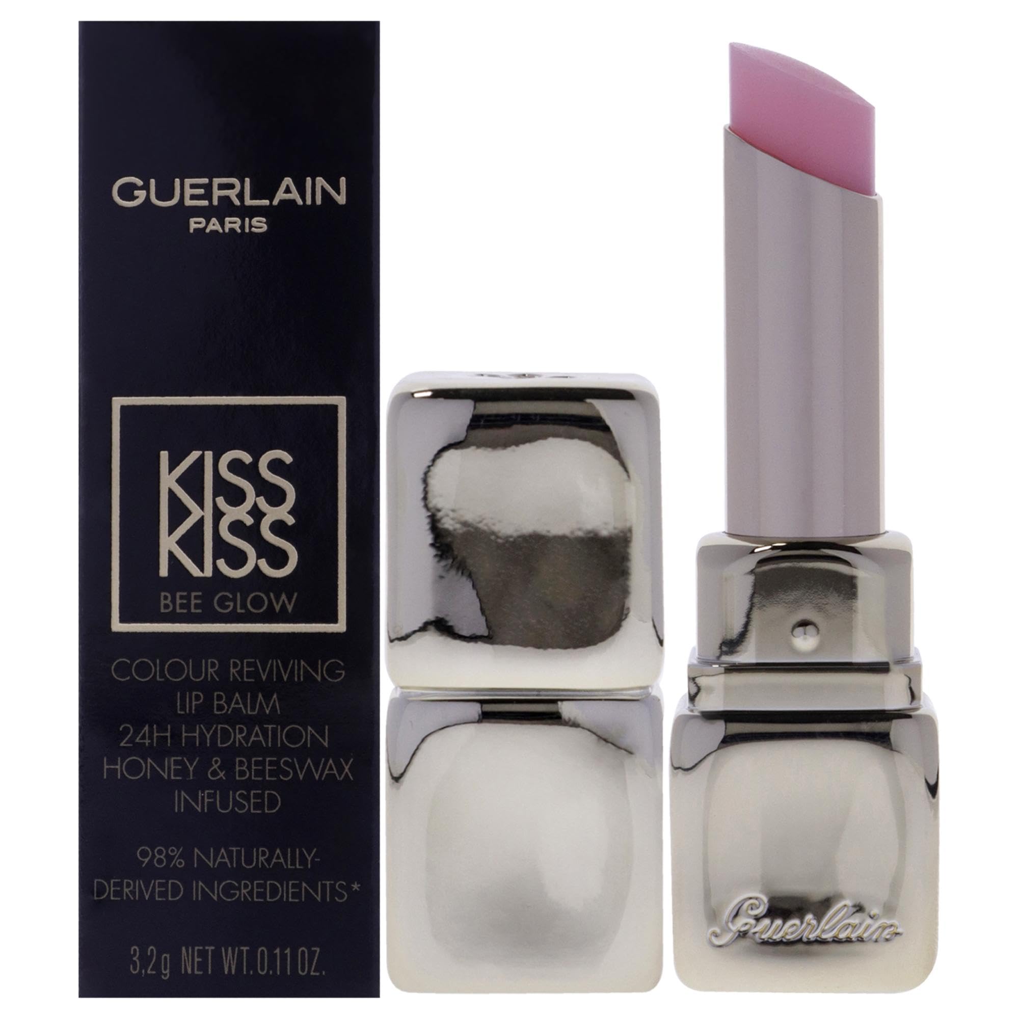 Foto 2 pulgar | Bálsamo Labial Guerlain Kiss Kiss Bee Glow 258 Rose Glow 3 Ml - Venta Internacional.