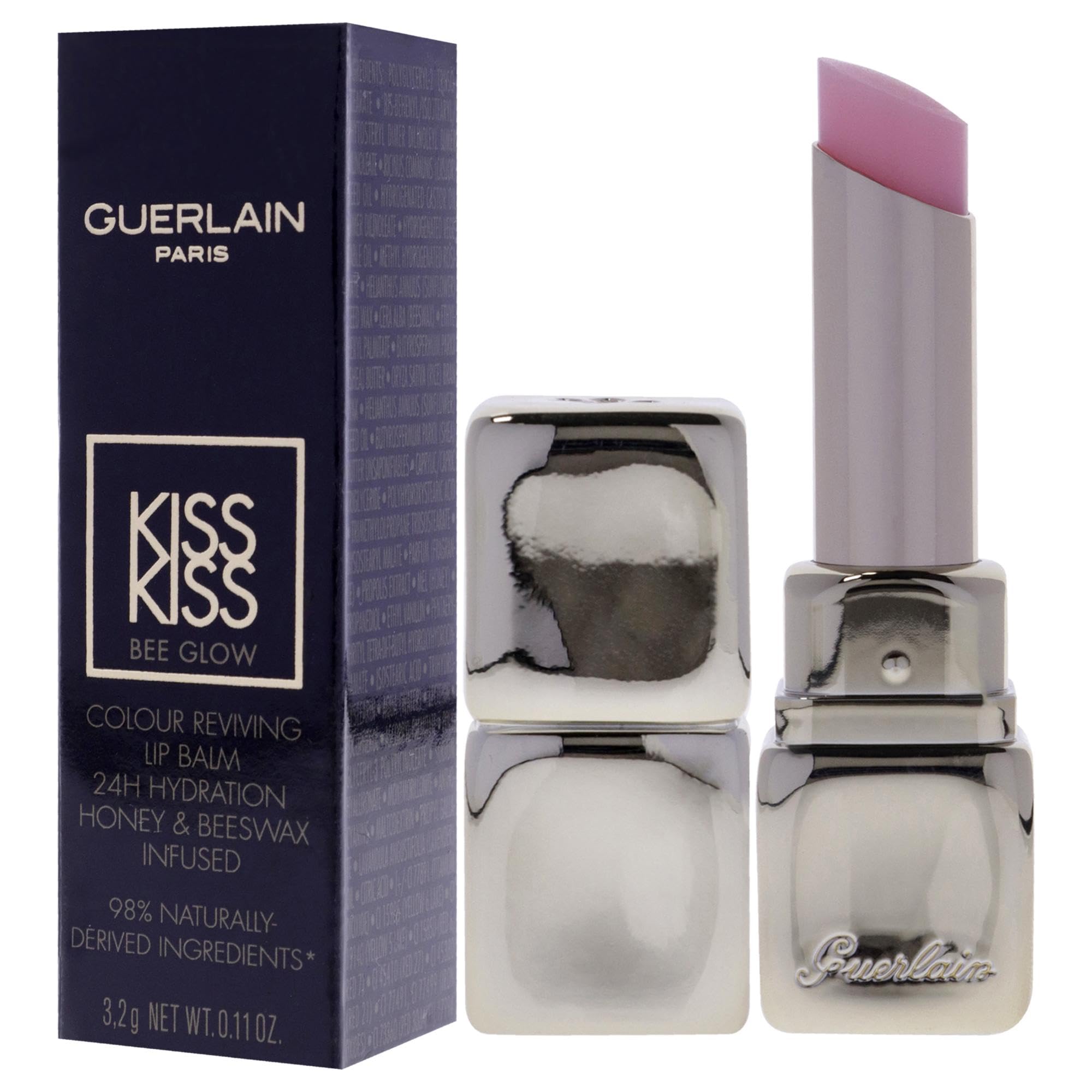 Foto 5 pulgar | Bálsamo Labial Guerlain Kiss Kiss Bee Glow 258 Rose Glow 3 Ml - Venta Internacional.