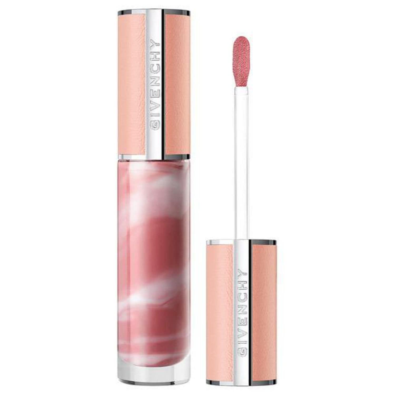 Bálsamo Labial Givenchy Rose Perfecto Tinted Liquid N210 Pink Nude - Venta Internacional.