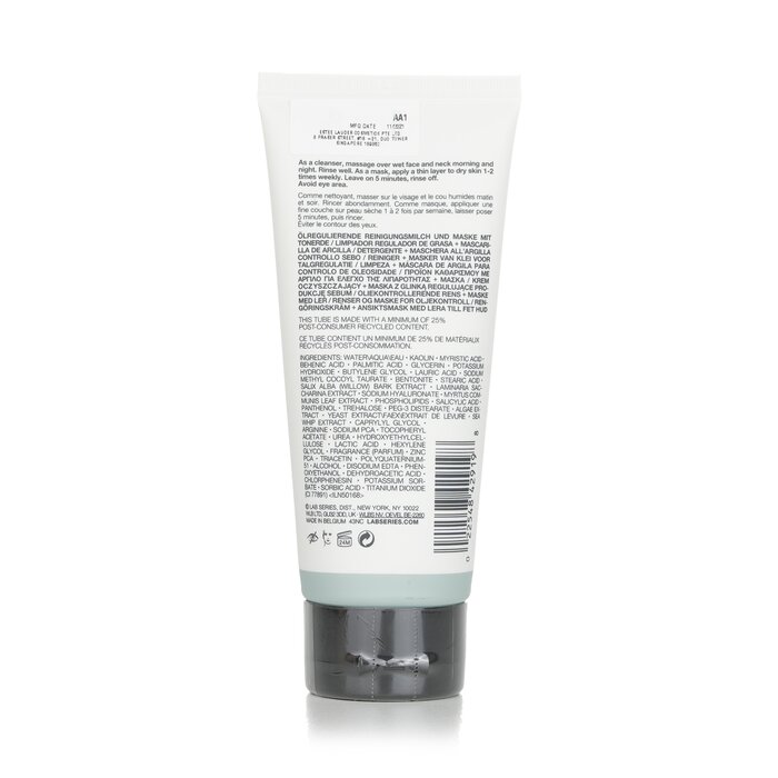 Foto 7 pulgar | Limpiador Y Mascarilla Lab Series Oil Control Clay Para Hombre - Venta Internacional.
