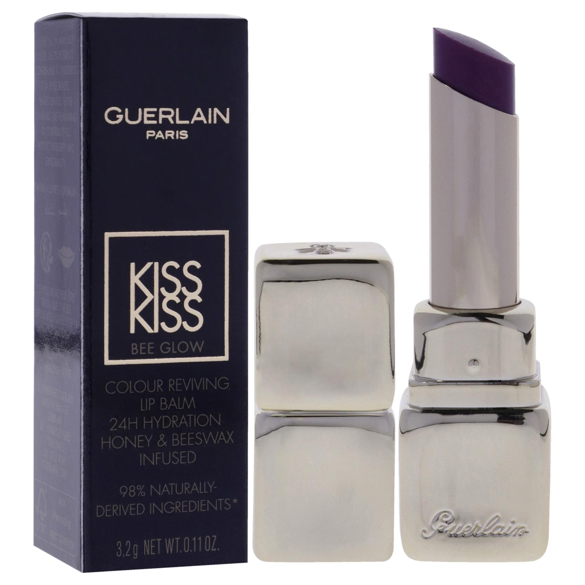 Foto 4 pulgar | Bálsamo Labial Guerlain Kiss Kiss Bee Glow 809 Lavender Para Mujer - Venta Internacional.