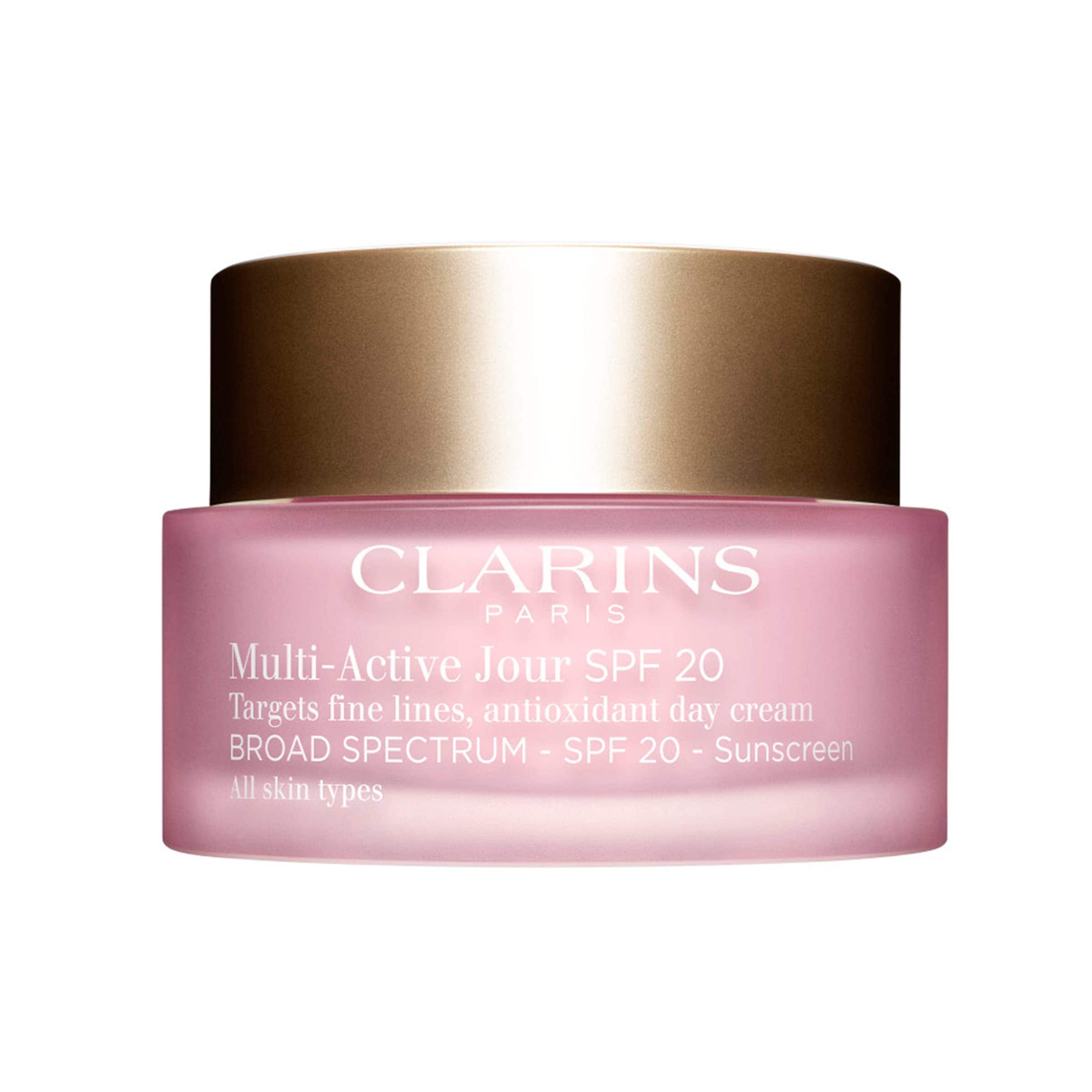 Crema Hidratante De Día Clarins Multi-active Spf 20 Antienvejecimiento - Venta Internacional. $1,526