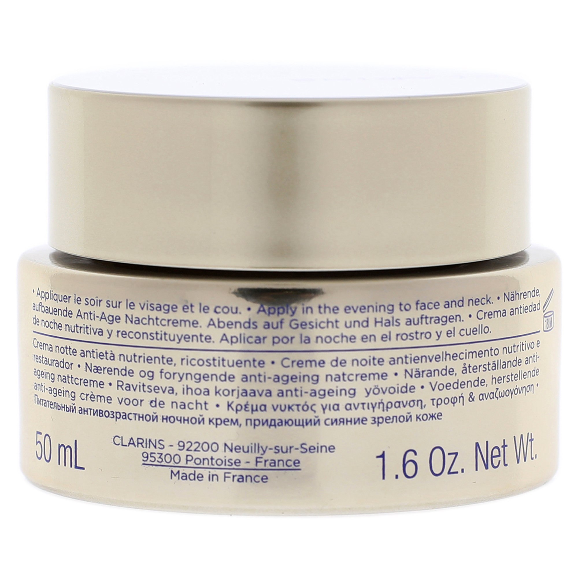 Foto 2 pulgar | Crema De Noche Clarins Nutri-lumiere 50 Ml Para Unisex - Venta Internacional.