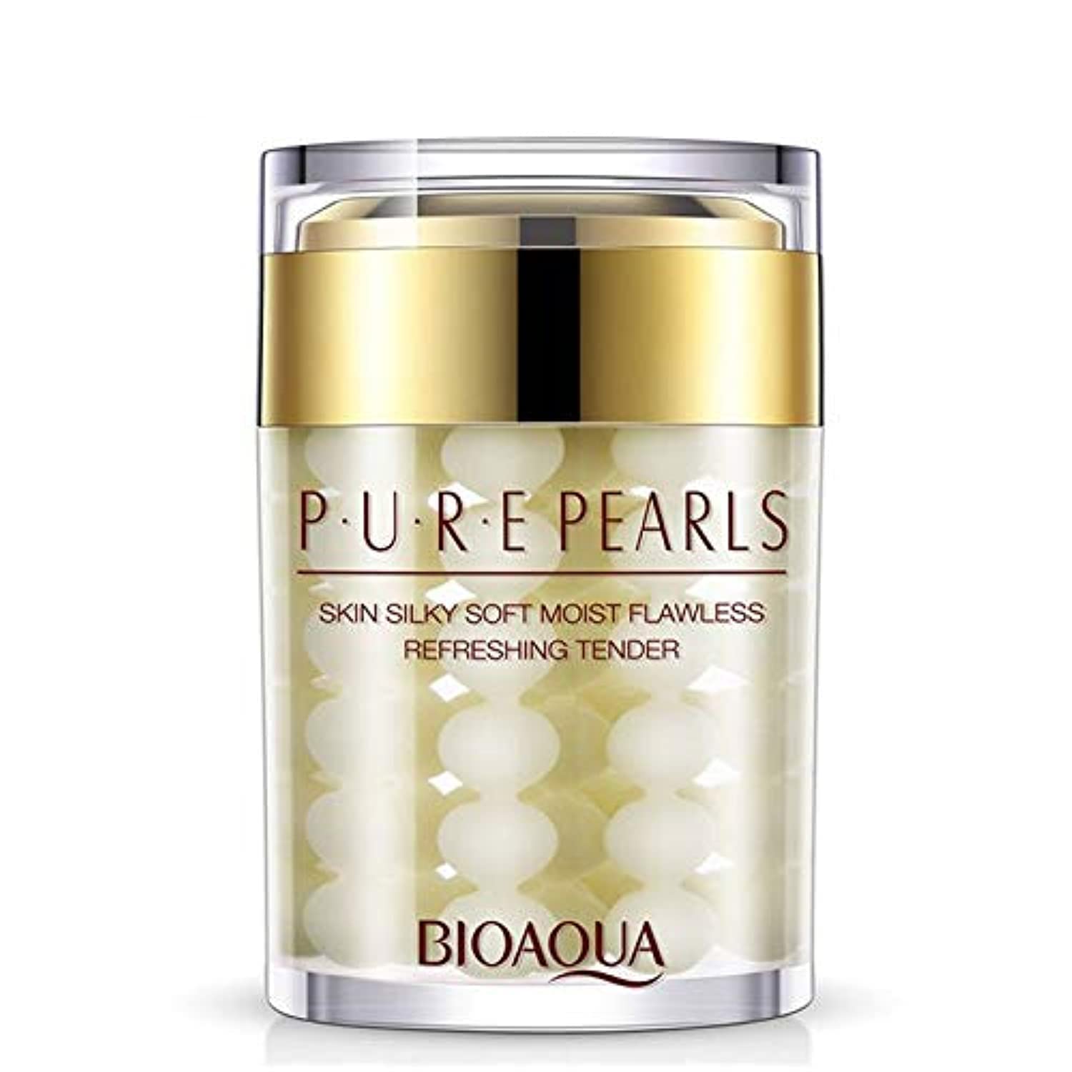 Foto 2 pulgar | Crema Facial Hidratante Bioaqua Pure Silk Pearl 60g - Venta Internacional.