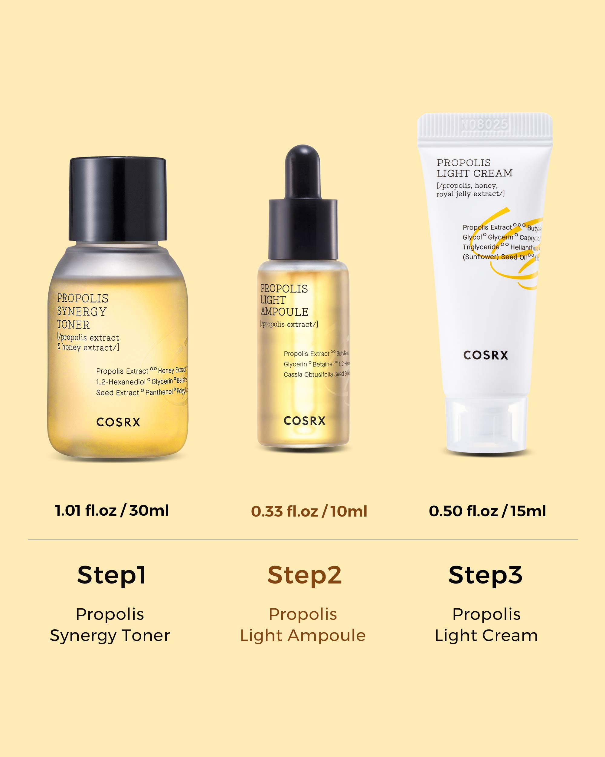 Foto 4 pulgar | Set De Cuidado De La Piel Cosrx Honey Glow Con Tónico Facial, Sérum Y Crema - Venta Internacional.