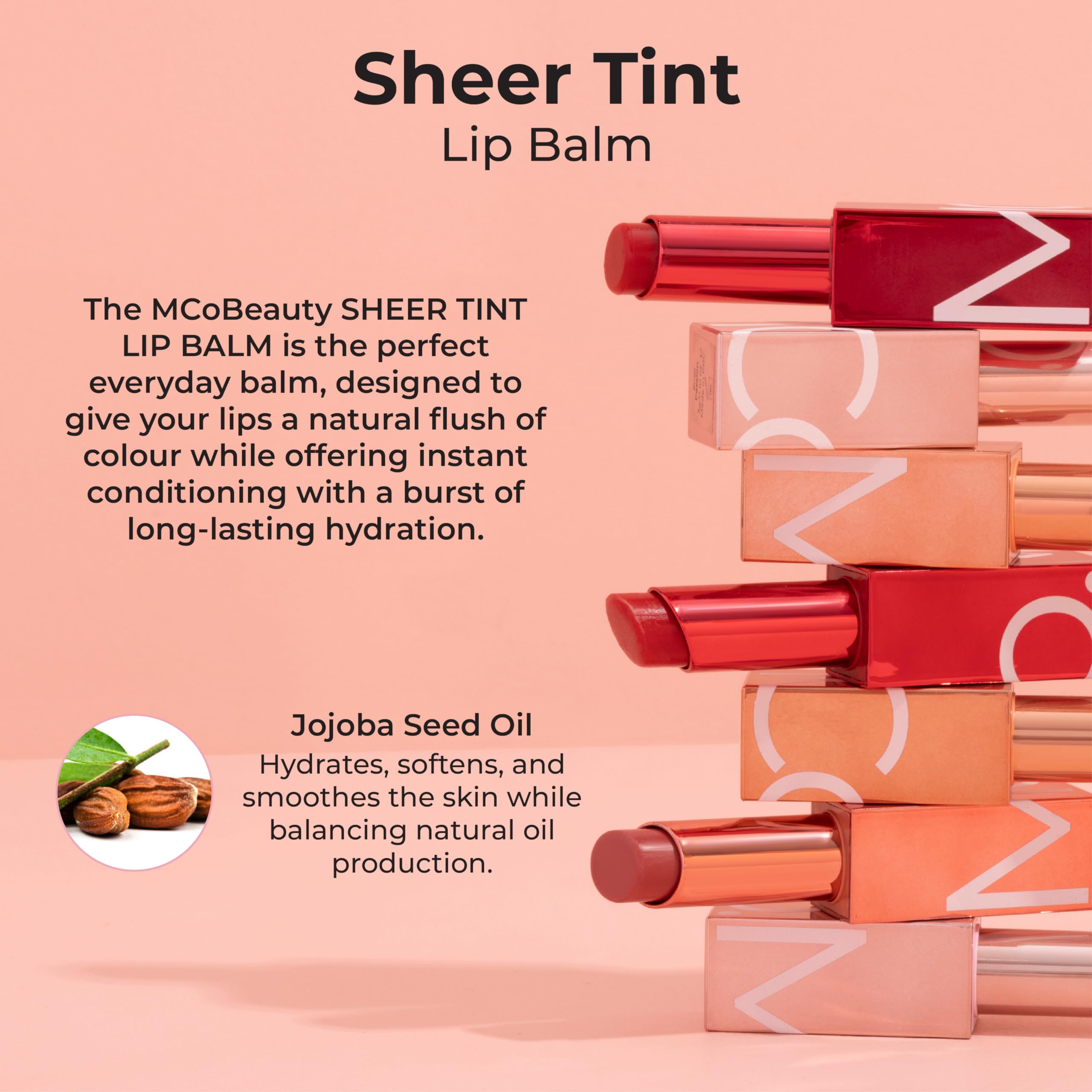 Foto 7 | Bálsamo Labial Mcobeauty Sheer Tint Girl Boss Vegan Cruelty Free - Venta Internacional.