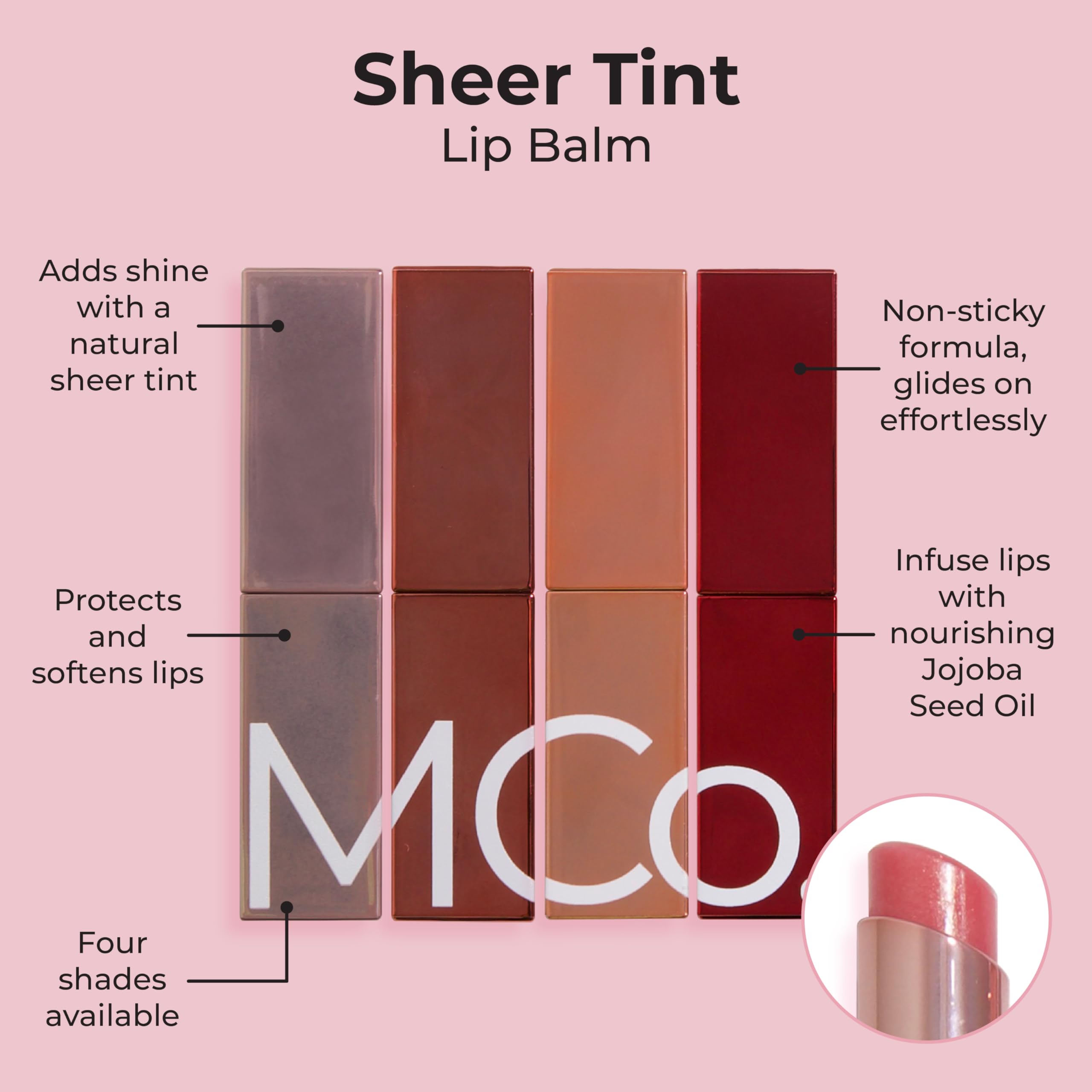 Foto 6 pulgar | Bálsamo Labial Mcobeauty Sheer Tint Bella Vita Vegan Cruelty Free - Venta Internacional.