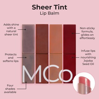 Foto 5 | Bálsamo Labial Mcobeauty Sheer Tint Bella Vita Vegan Cruelty Free - Venta Internacional.