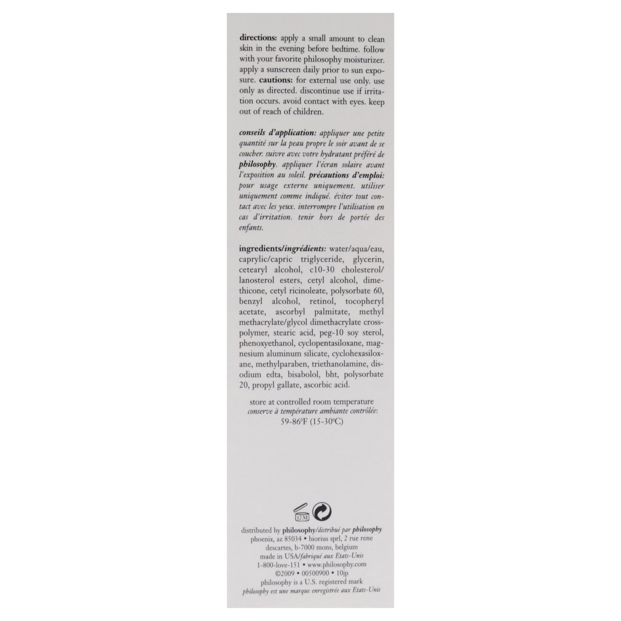 Foto 7 pulgar | Tratamiento Nocturno Philosophy Help Me Retinol, 30 Ml, 1,05 Oz - Venta Internacional.